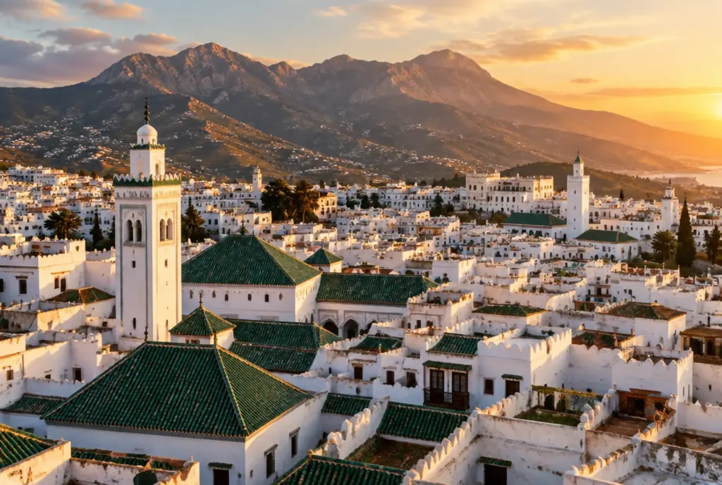 المدينة العتيقة البيضاء بتطوان وجبال الريف